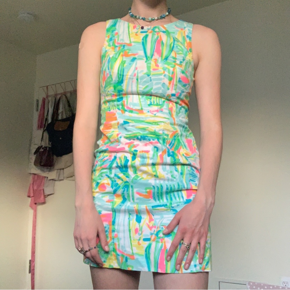 Lilly Pulitzer dress with tie back
